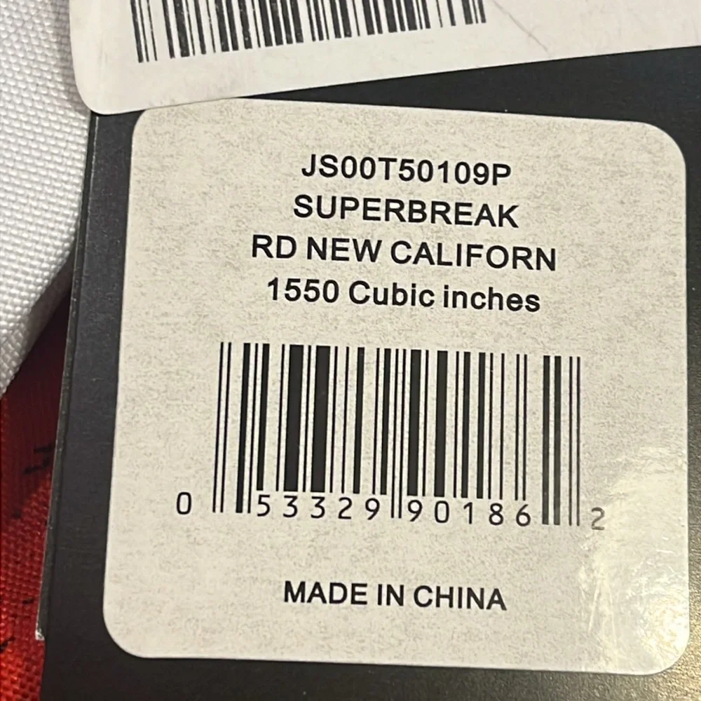 Jansport Superbreak California Republic Backpack School Book Bag 1550 Cubic inc